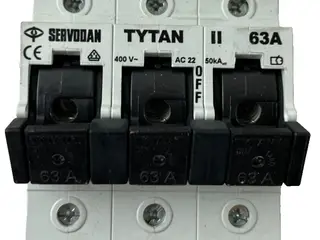 Servodan TYTAN II 63A 3-Pole Fuse kontakt 400V AC