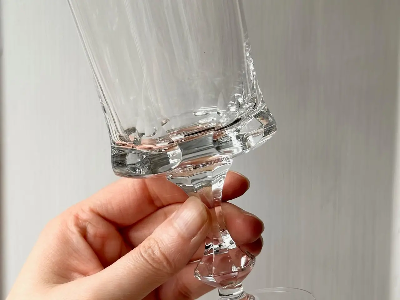 Billede 4 - Vinglas, tunge krystalglas, 4 stk samlet
