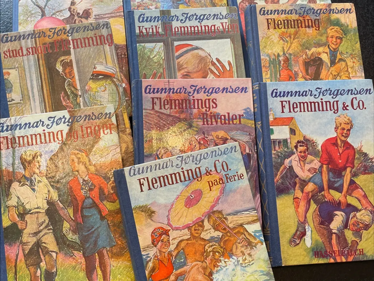 Billede 1 - 10 stk Flemming bøger