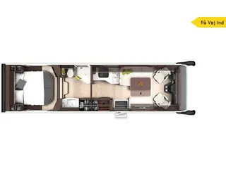 2022 - Morelo Palace Liner 95 GB Bil Garage, Digital spejle, Opvaskemaskine, Vaskemaskine, Mercedes Benz 300 HK