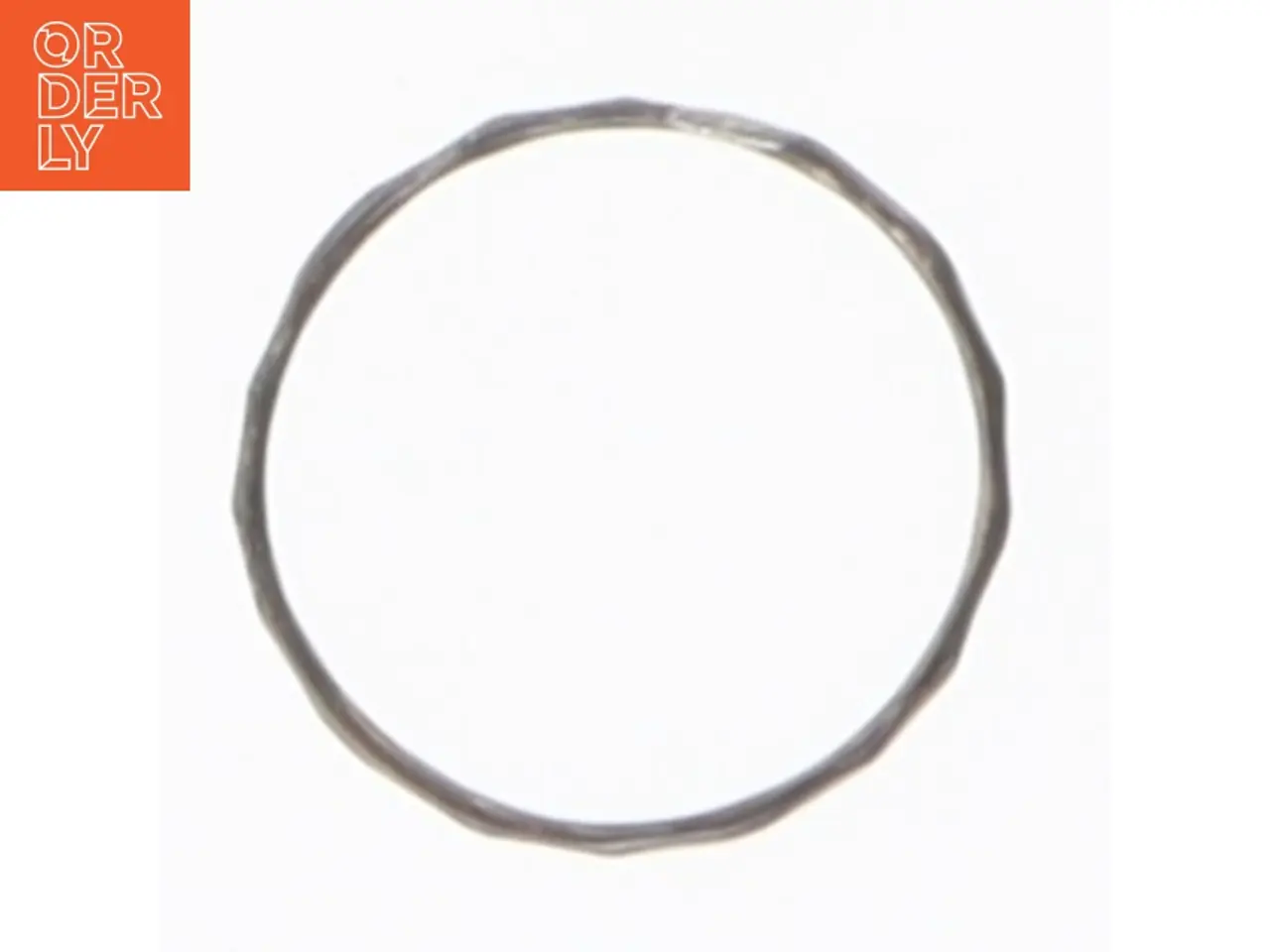 Billede 1 - Bølget fingerring i sølv (str. 56 mm)