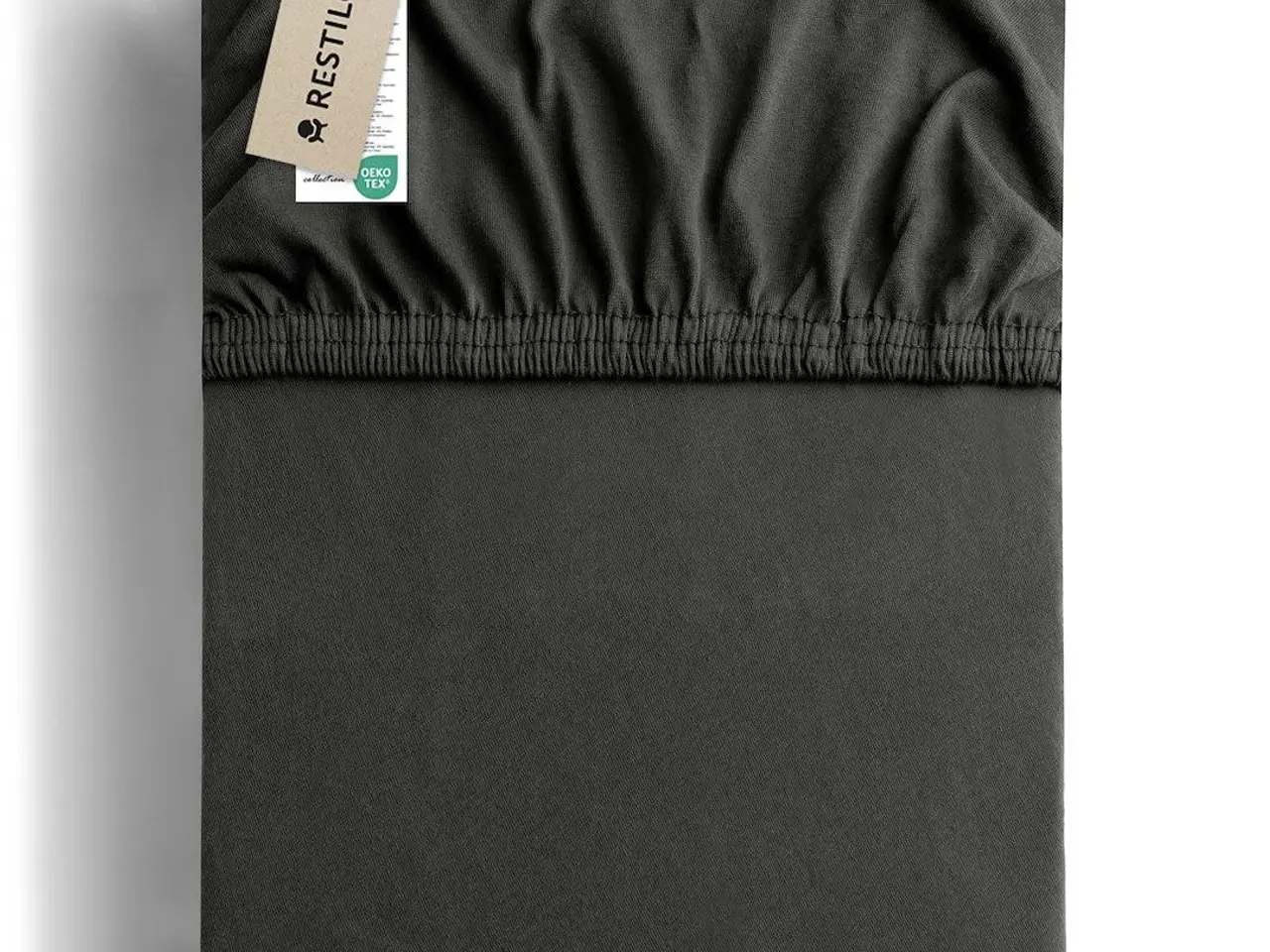 Billede 2 - Jersey spændelagen RESTILO Amber - grafit, 160-180x200 cm