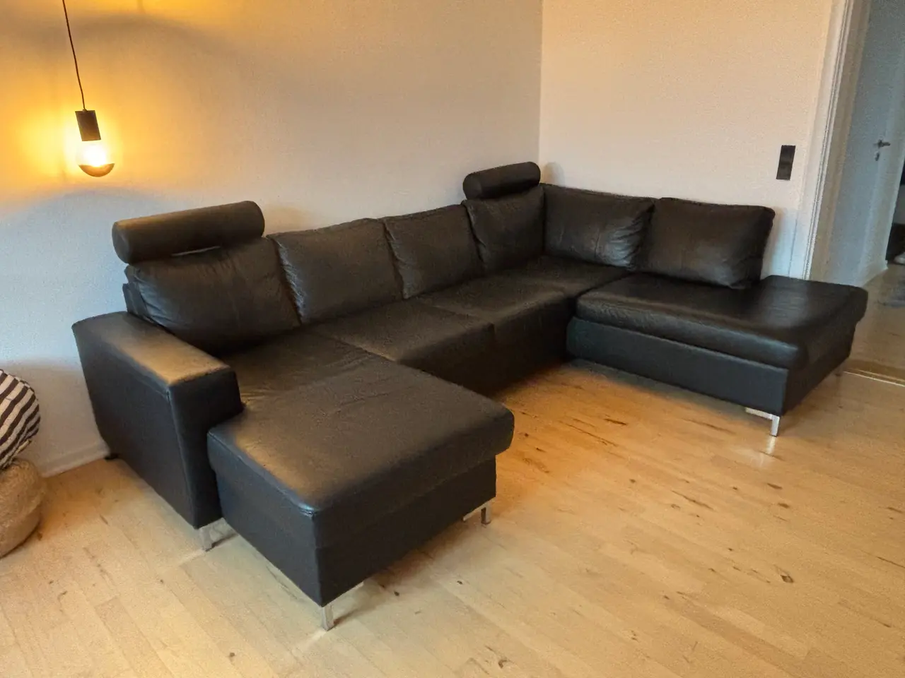 Billede 6 - Meget velholdt læder sofa