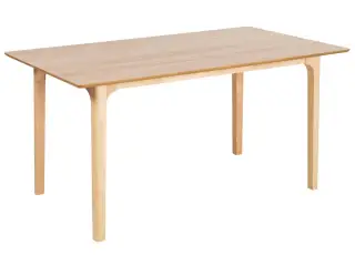 Spisebord i lyst træ