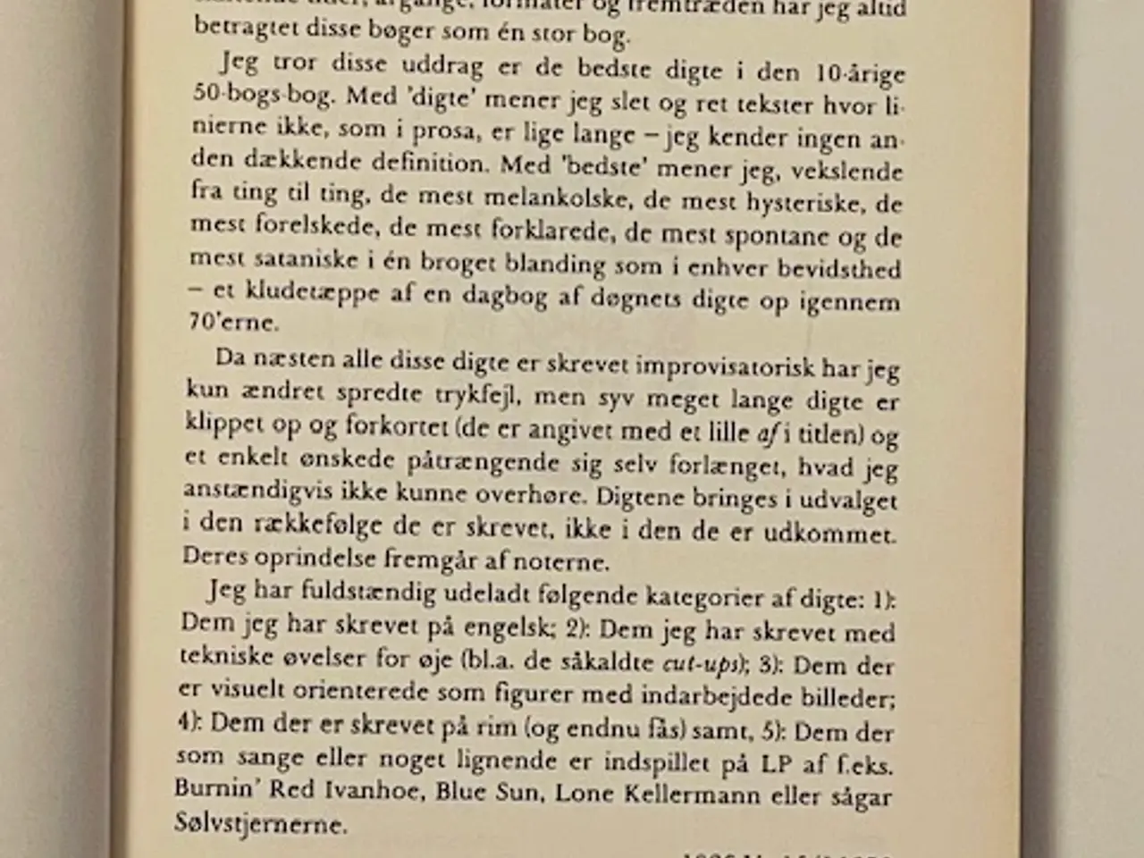 Billede 4 - Dan Turèll Døgn-digte - Udvalgte digte fra 70'erne