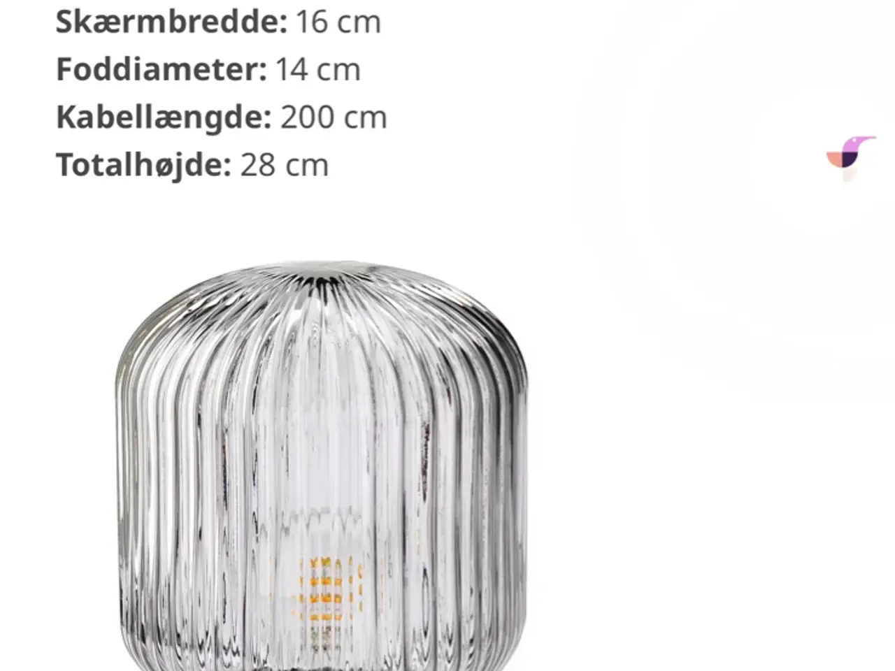 Billede 8 - 2 stk loftlamper mærket Solklint fra Ikea
