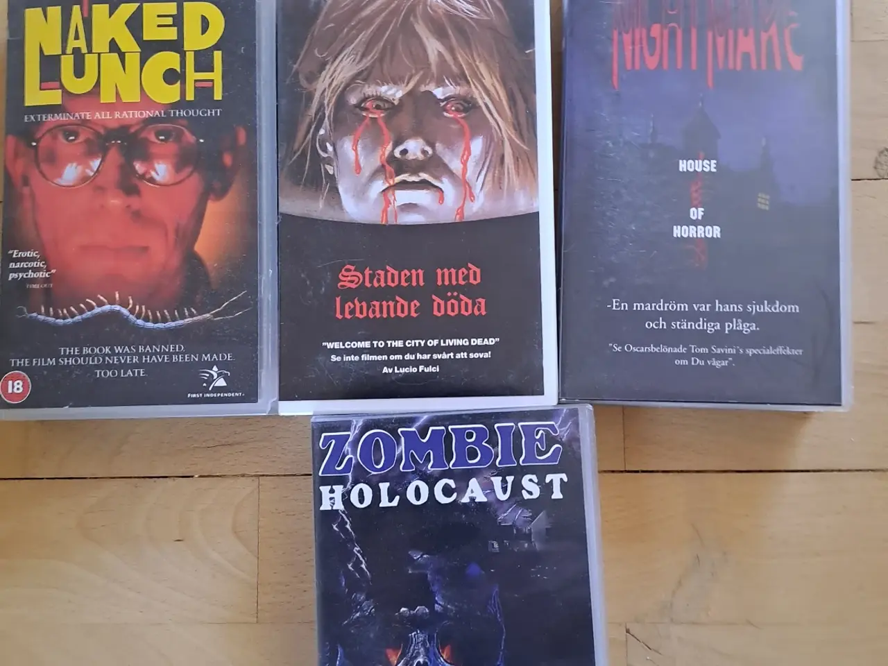 Billede 1 - Gyserfilm på VHS