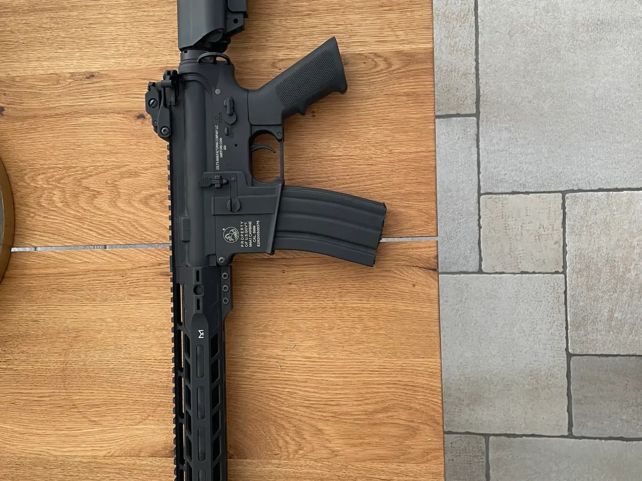 Billede 1 - Airsoft sæt Colt m4 hawkeye Mlock - fuld metal