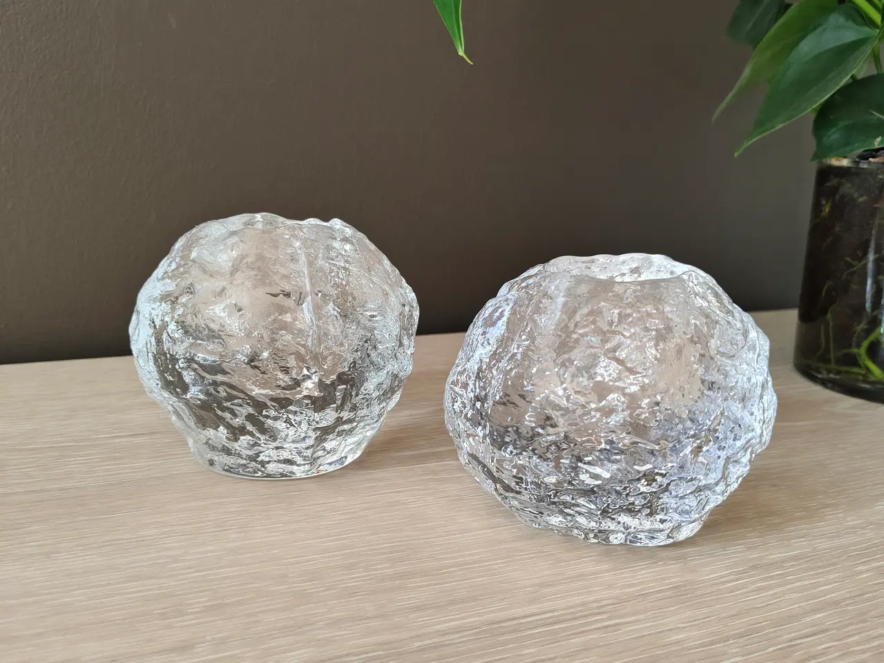 Billede 1 - Flotte Kosta Boda Snowball lysestager