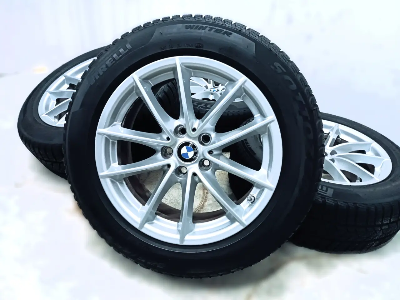 Billede 6 - 5x112 17" ET27 nav 66,6ø BMW vintersæt inkl.TPMS