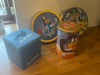 Fine Anders And og LOONEY TUNES blikdåser.