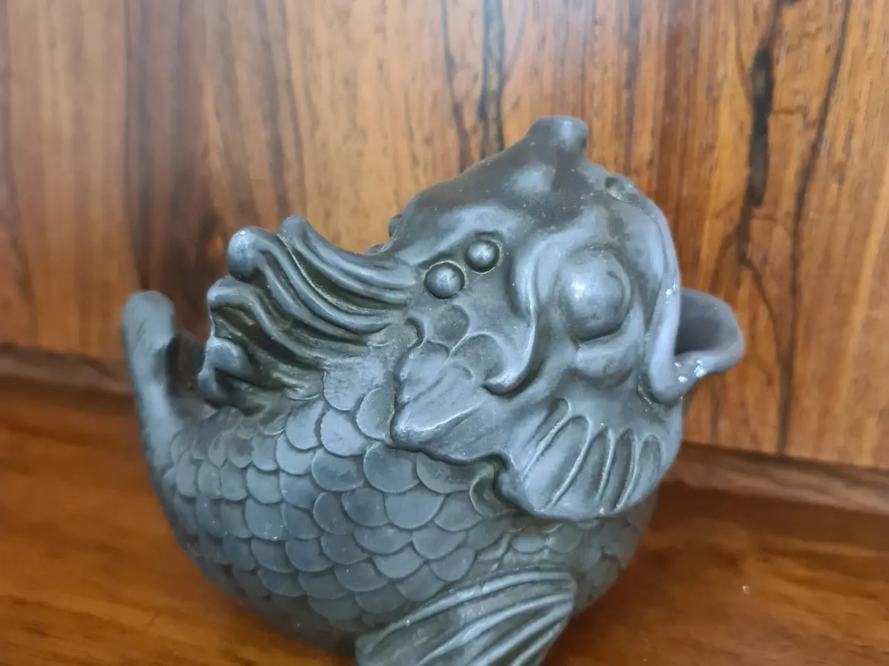 Billede 4 - Smuk Just Andersen Art Deco skulptur / fiskevase –