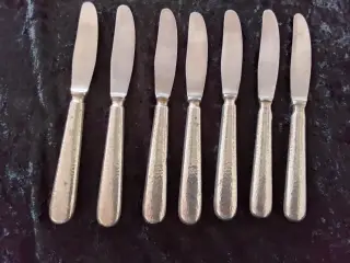 Sølvbestik, knive, 7 stk.