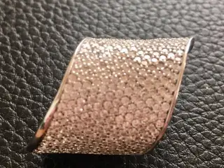 ring af sterling sølv med Cubic Zirkonia
