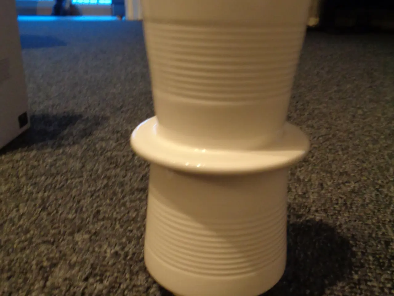 Billede 2 - Kähler Baristo kaffebrygger i porcelæn hvid