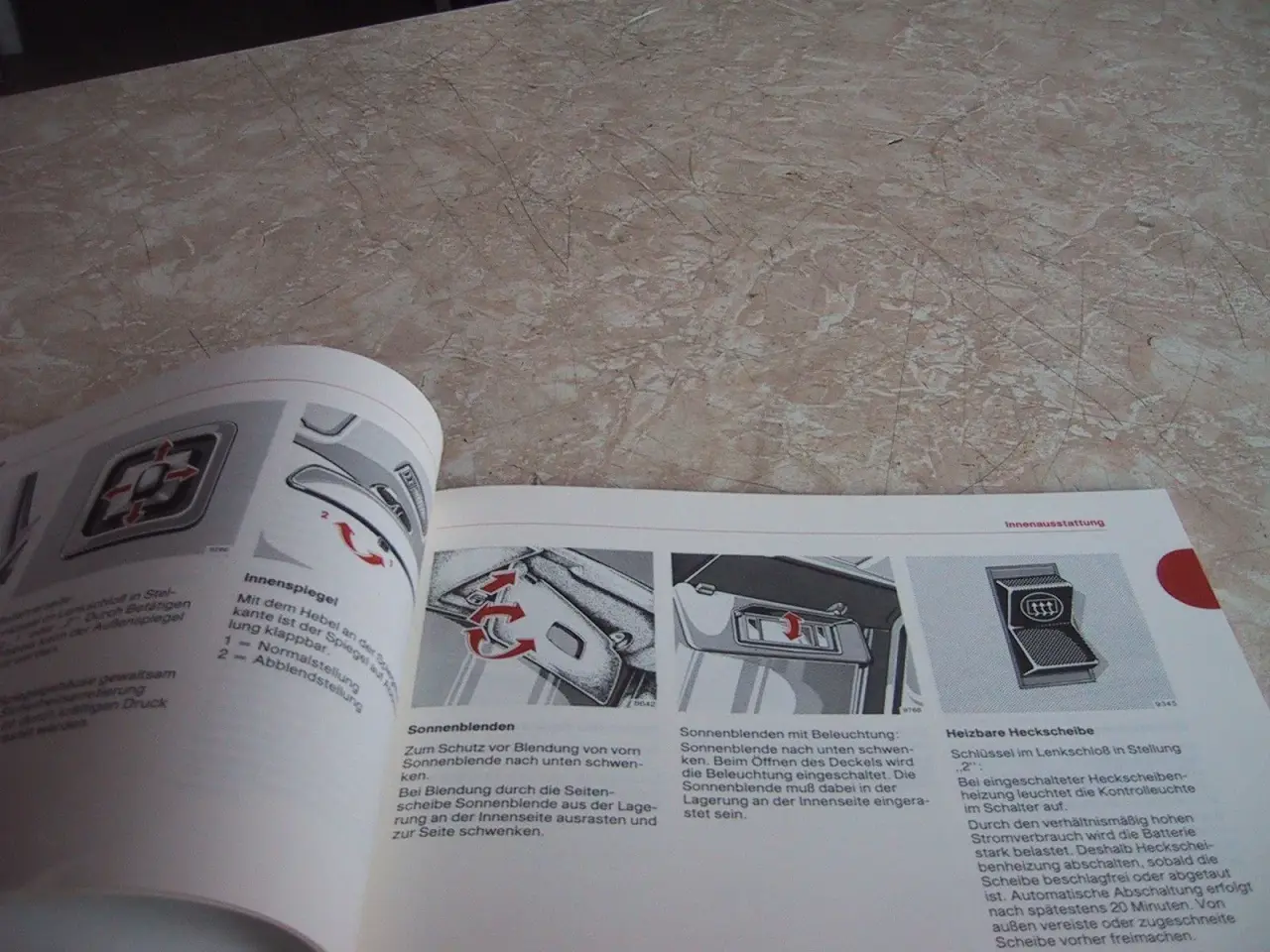 Billede 3 - Instruktions Bog  Mercedes 123 D 
