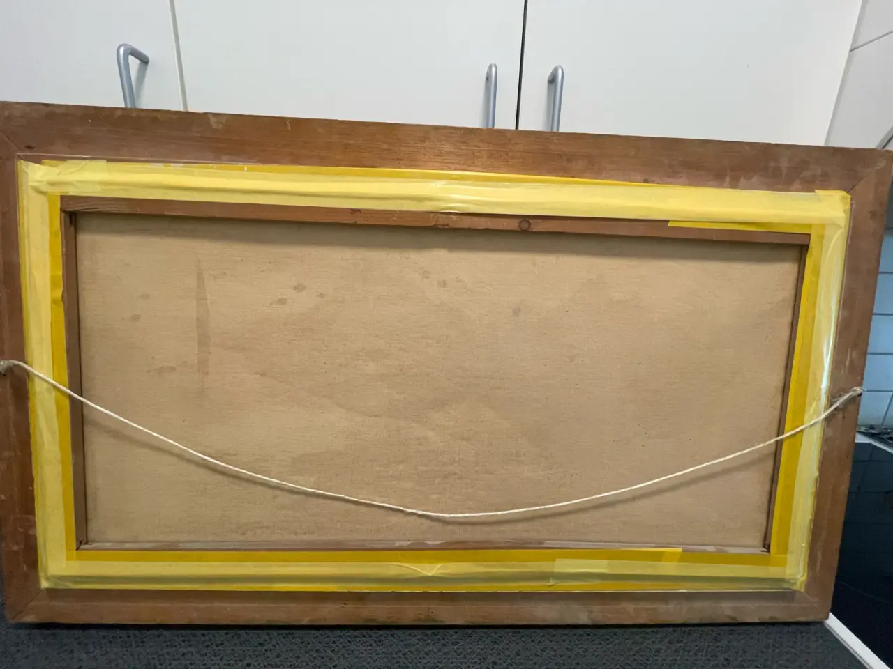 Billede 16 - Håndmalet dekorationsmaleri på lærred 85 × 45 cm
