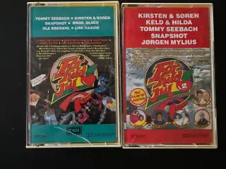 Retro kassettebånd med julemusik