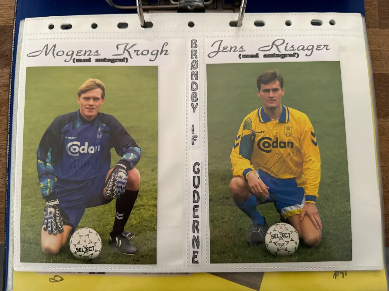 Billede 1 - Brøndby IF autograf kort