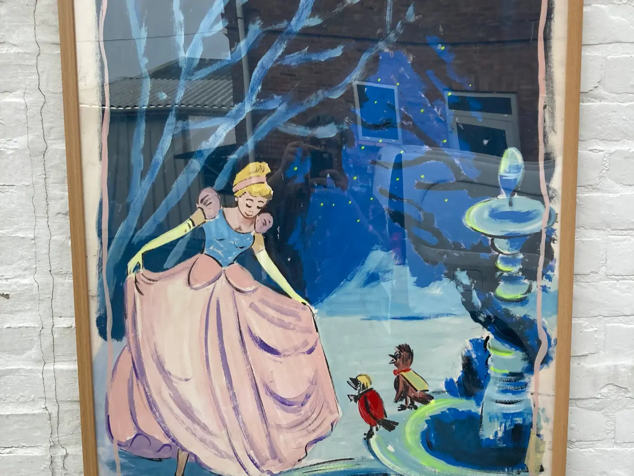 Billede 1 - Disney maleri gouache original ca. 1960