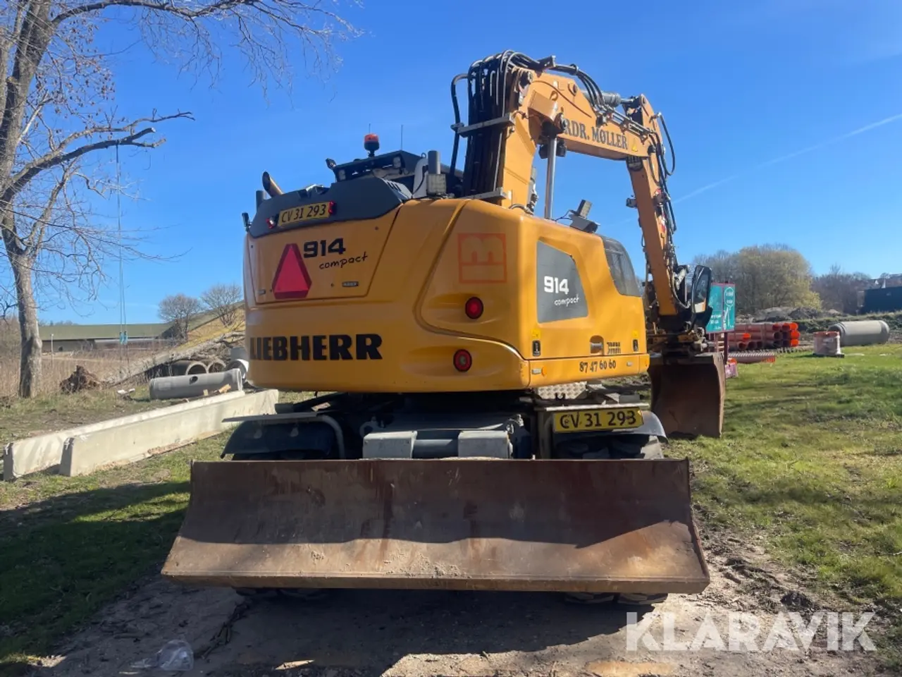 Billede 4 - Hjulgravemaskine Liebherr A914 Compact med tiltrotator, 3D trimble GPS og Vogn