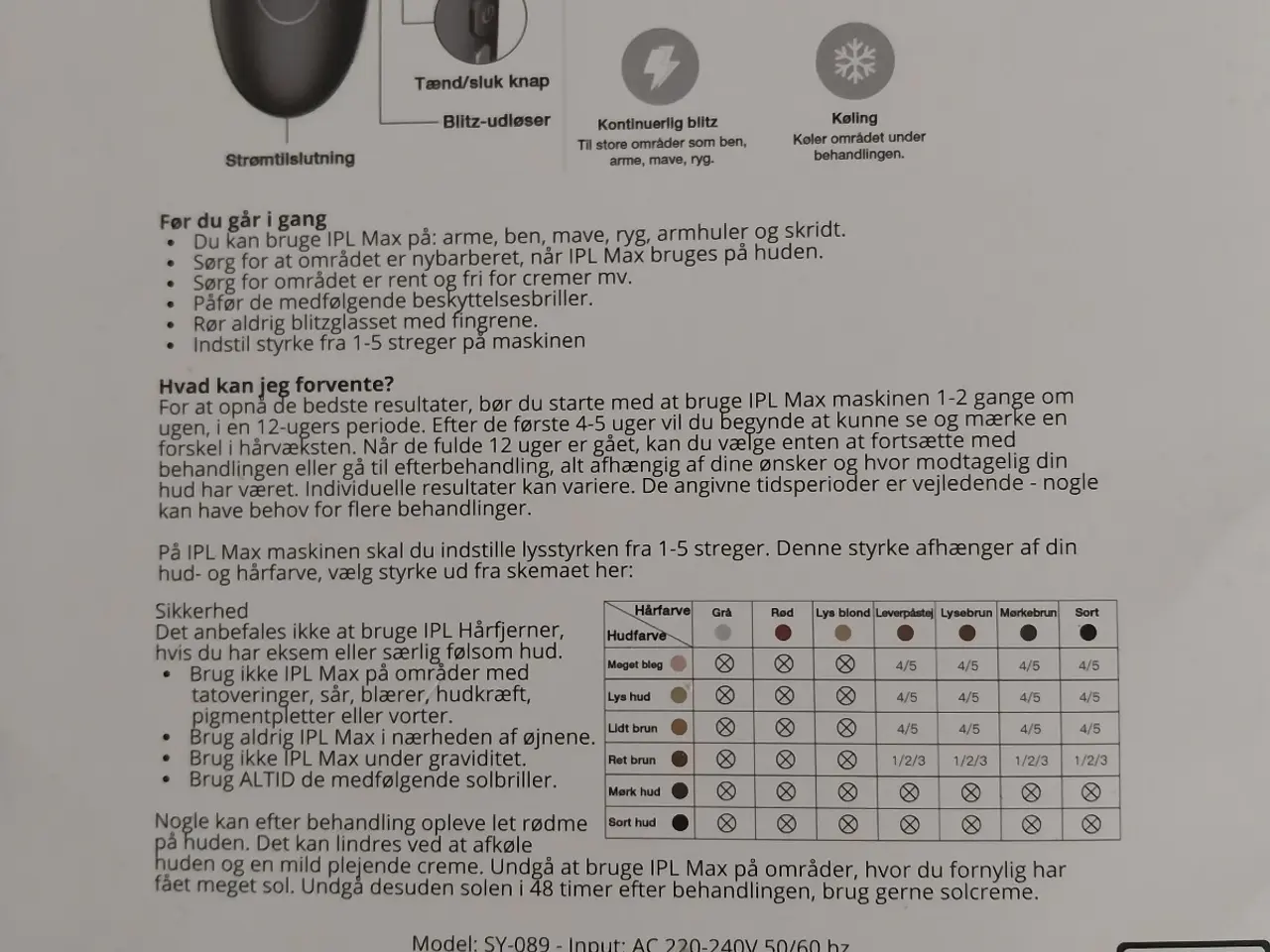 Billede 5 - IPL Max. Permanent hårfjerner