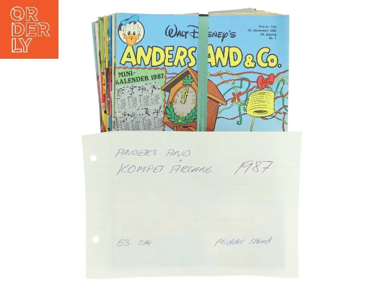 Billede 1 - Anders And & Co. (Bog) komplet årgang 1987.