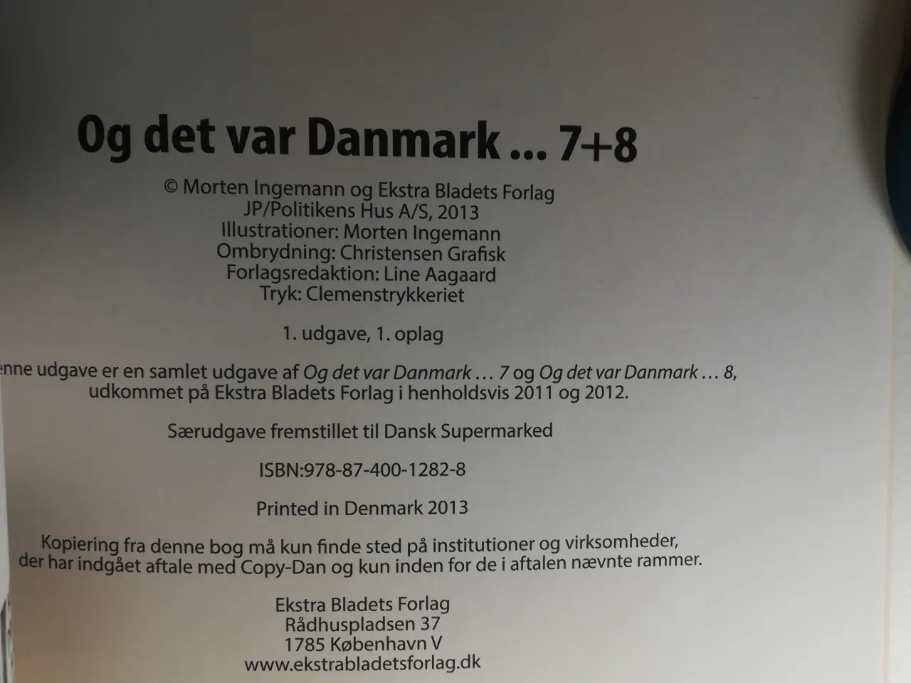 Billede 2 - Og det var Danmark... 7 + 8, De bedste striber