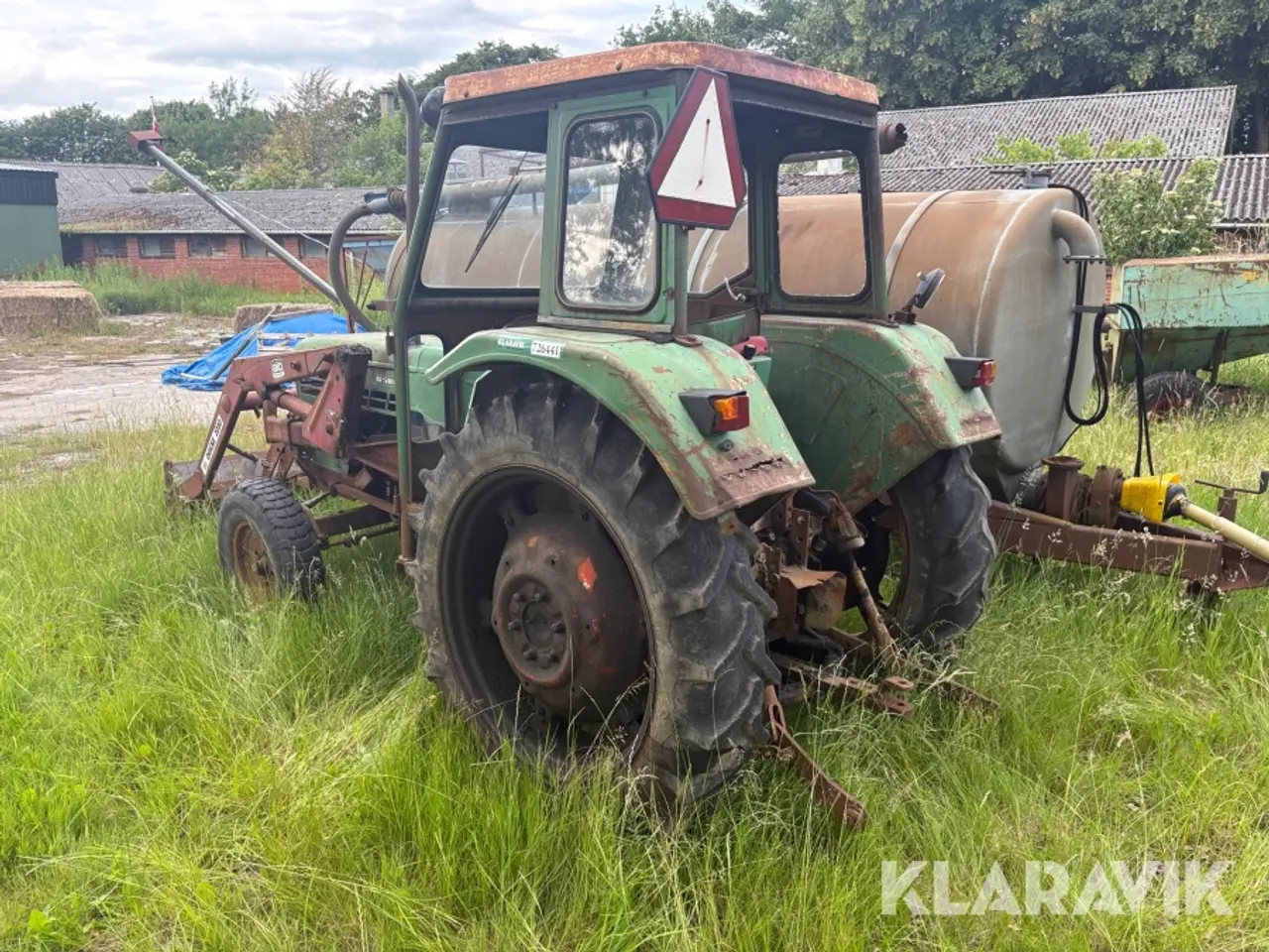 Billede 3 - Veterantraktor Deutz D5006 med frontlæsser