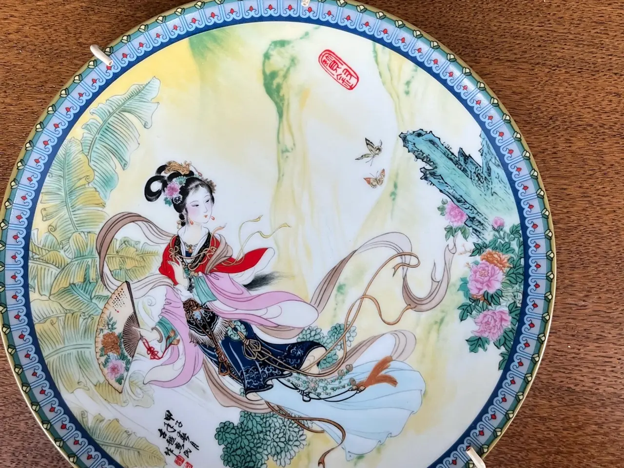 Billede 1 - Kinesisk samleplatte, Imperial Jingdezhen (1985/19