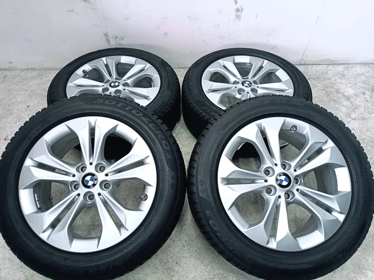 Billede 3 - 5x112 17" ET52 nav 66,6ø BMW vintersæt inkl.TPMS