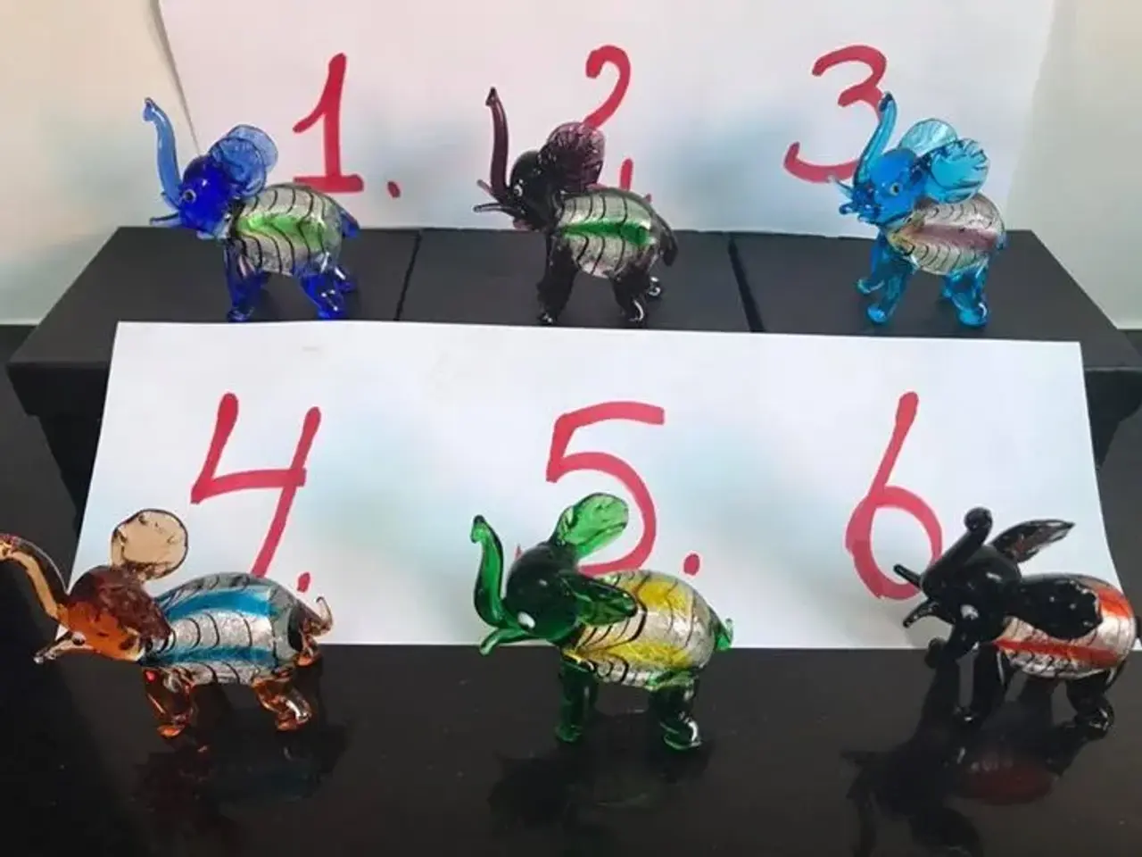 Billede 1 - Figurer i murano glas