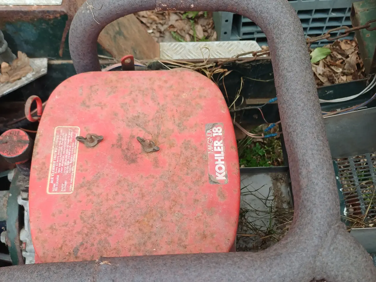Billede 13 - Have traktor /stald fodermaskine.        