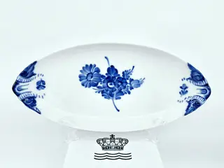 Blå Blomst Flettet Teske Bakke nr. 10-8124. sortering 1