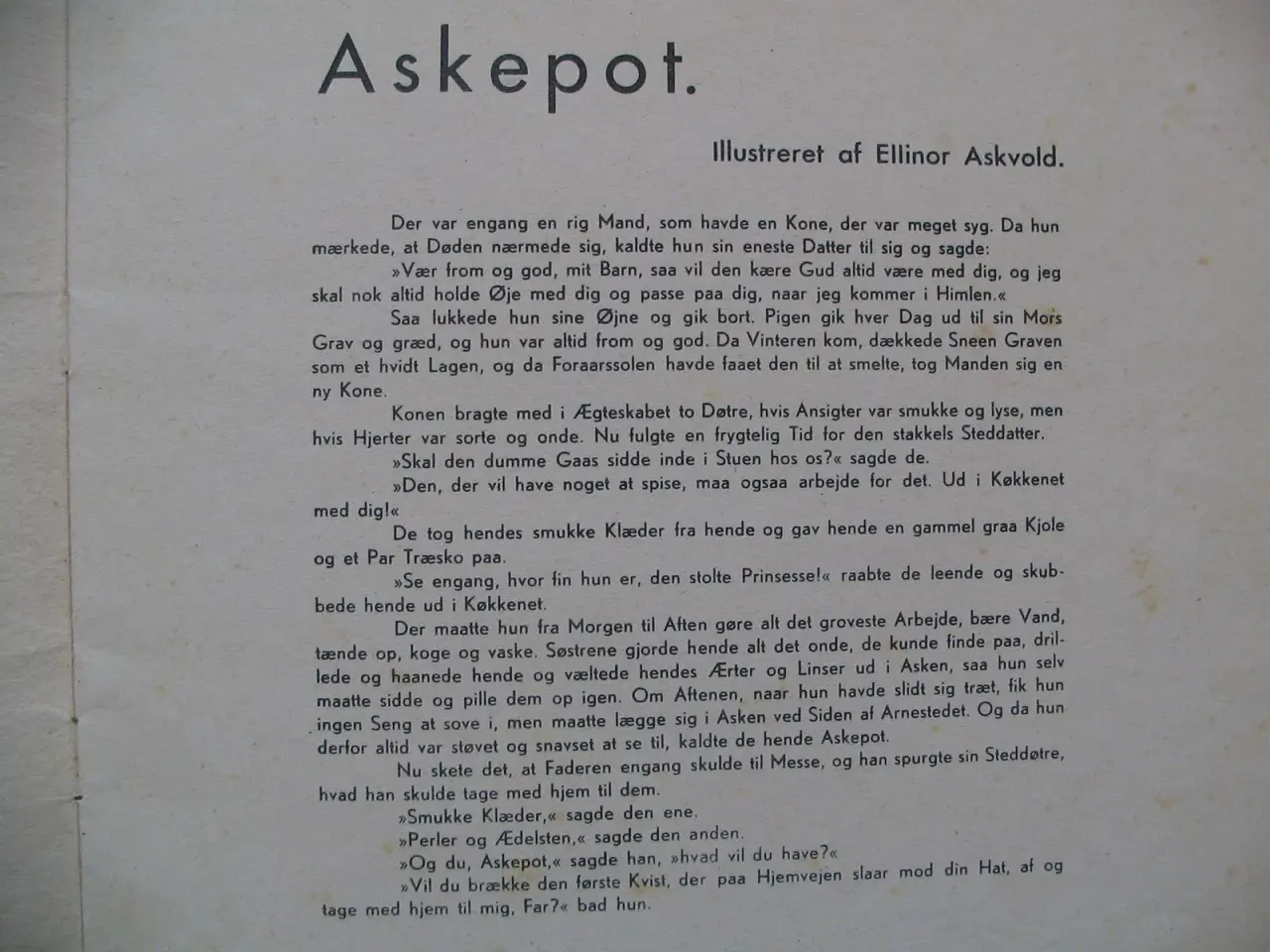 Billede 2 - Askepot. Arthur Jensens forlag nr.4437