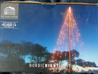 Lyskæde til Flagstang 240 LED