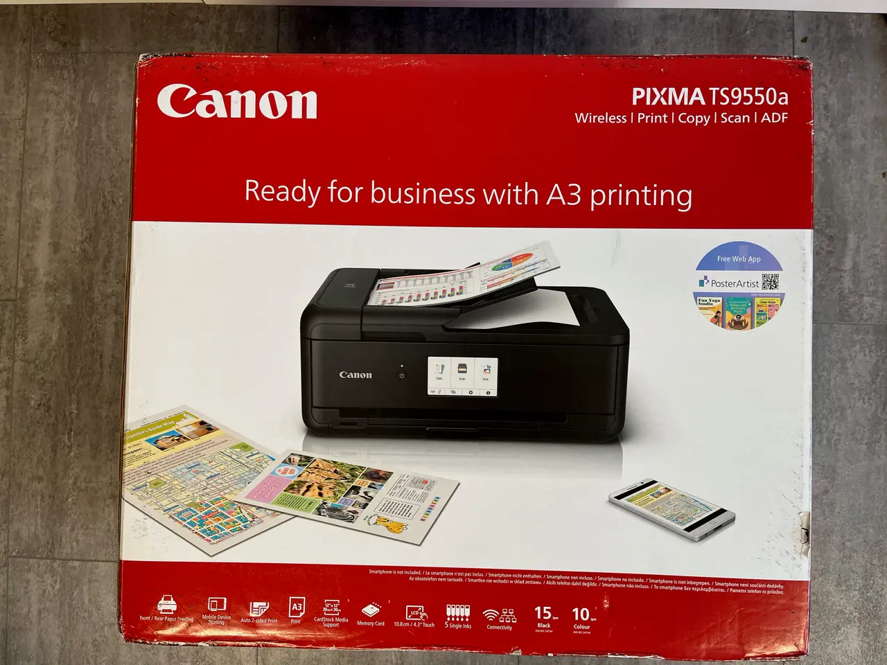 Billede 1 - Canon PIXMA TS9550a multifunktionsprinter A3/A4