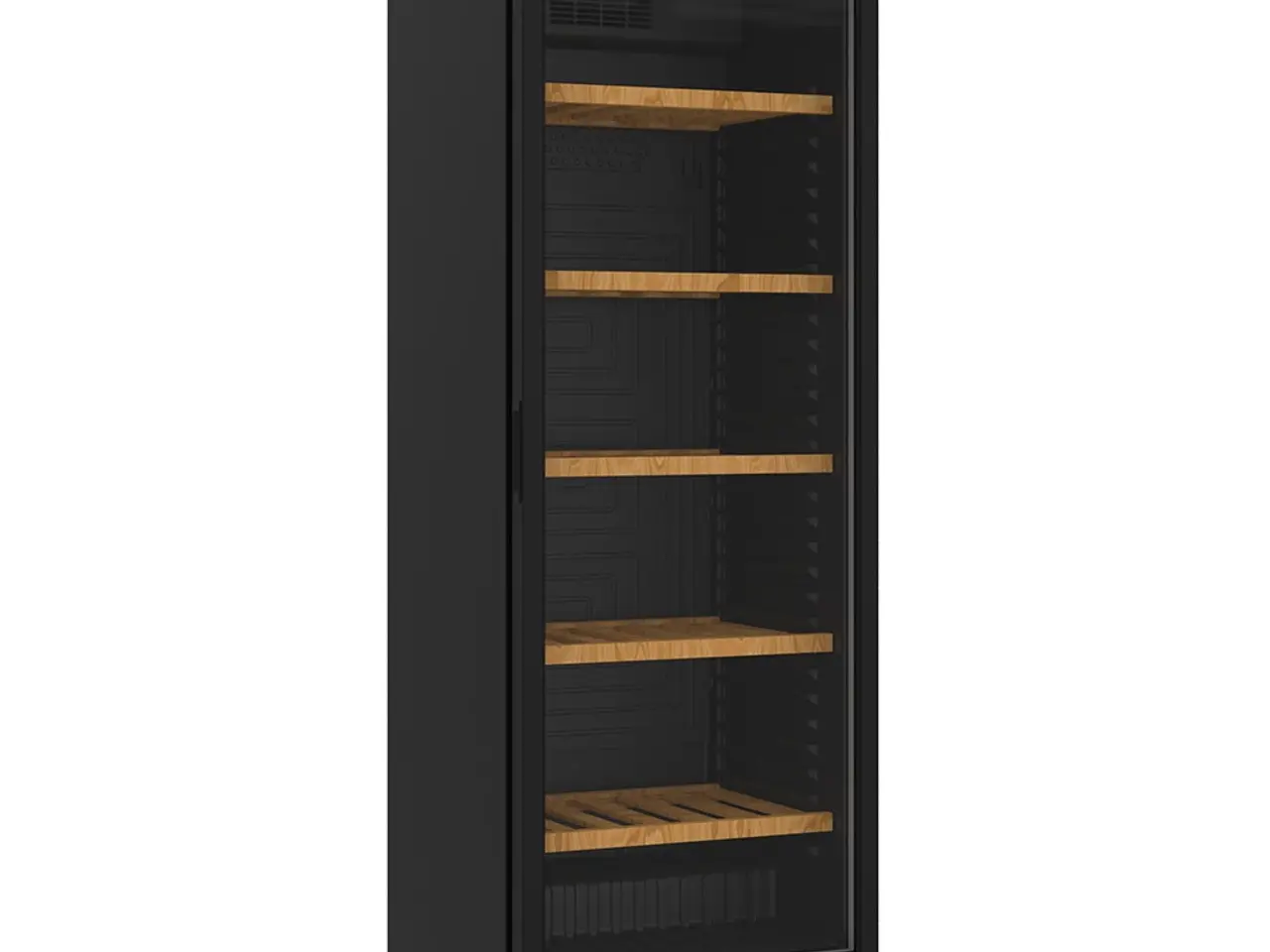 Billede 1 - Vinkøleskab 1 Dør (118 Flasker) – Sort Design