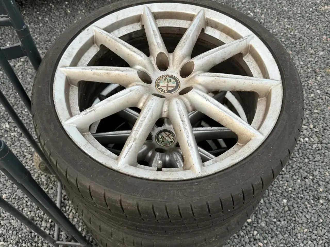 Billede 1 - 5 x 110 19" Alufælge til Alfa Romeo med Sommerdæk