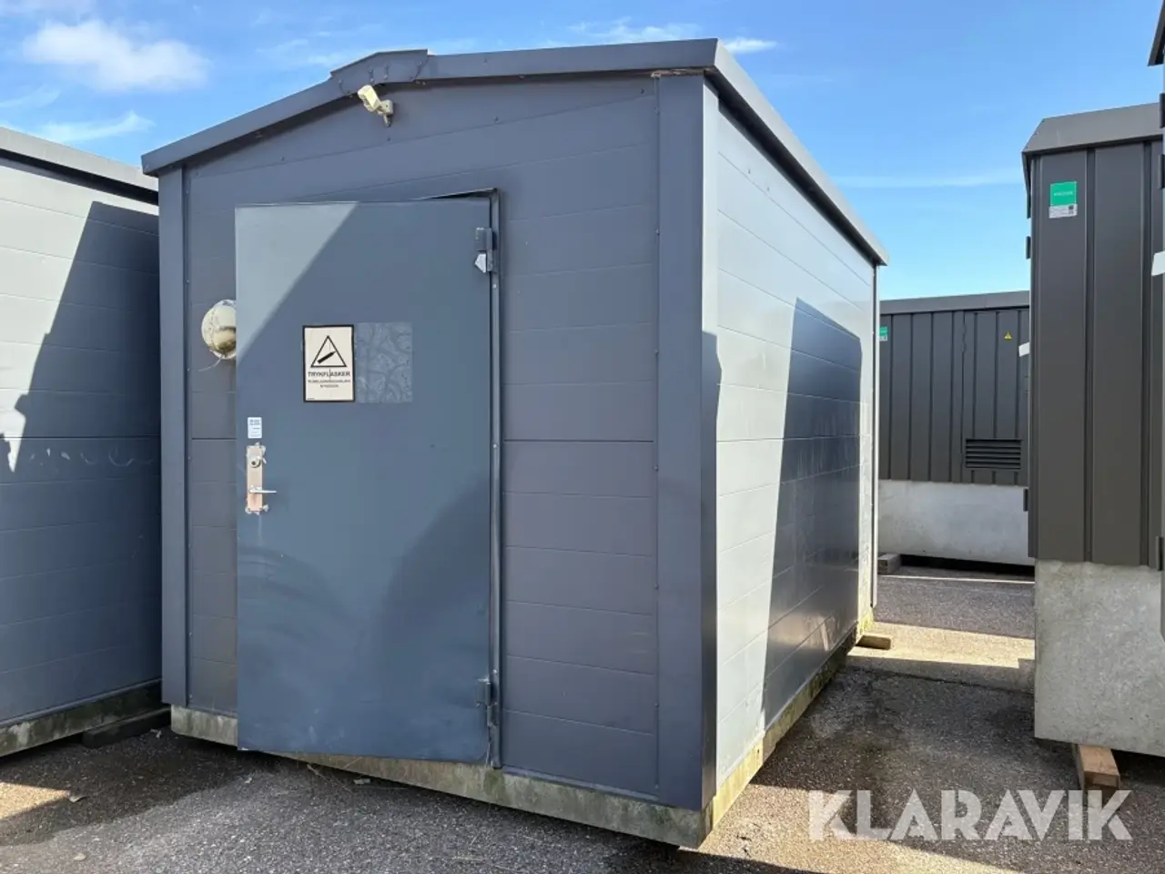 Billede 1 - Teknikhus Siemens isoleret med 150 mm betondæk