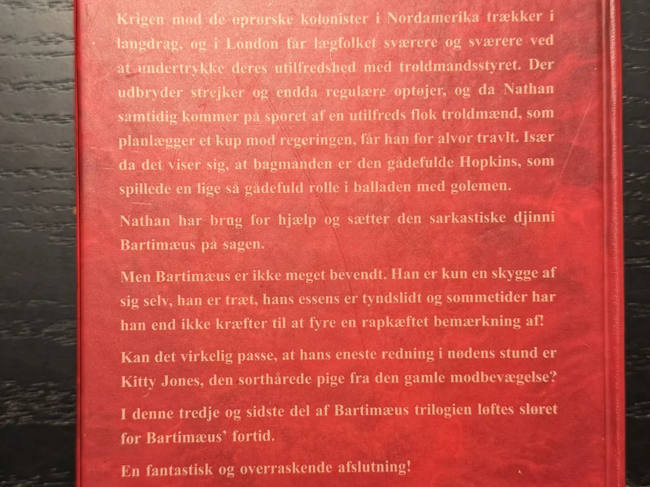 Billede 2 - Ptolemæus Porten den tredje del af Bartimæus