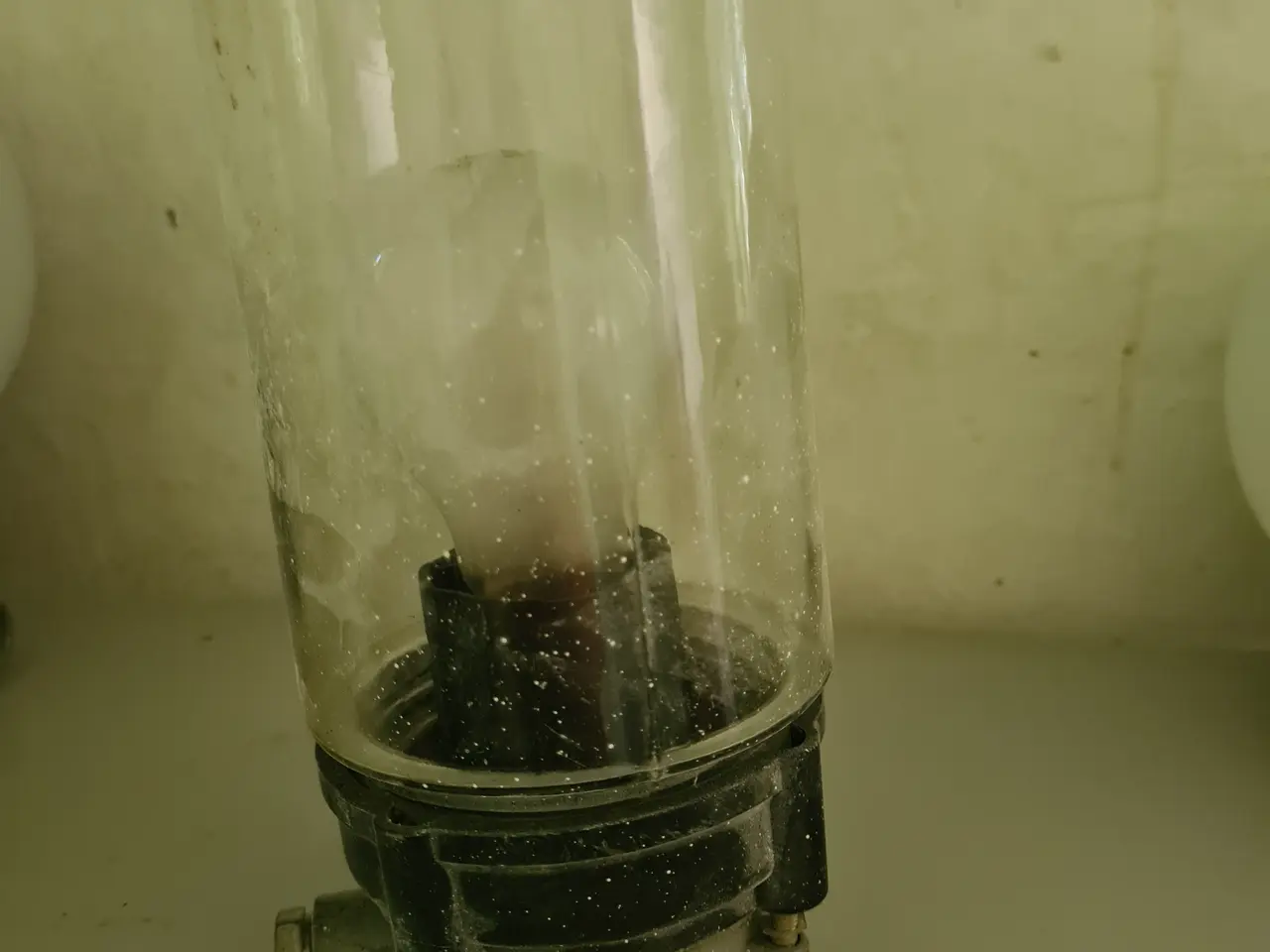 Billede 1 - Vintage staldlampe / udendørslampe med glaskuppel