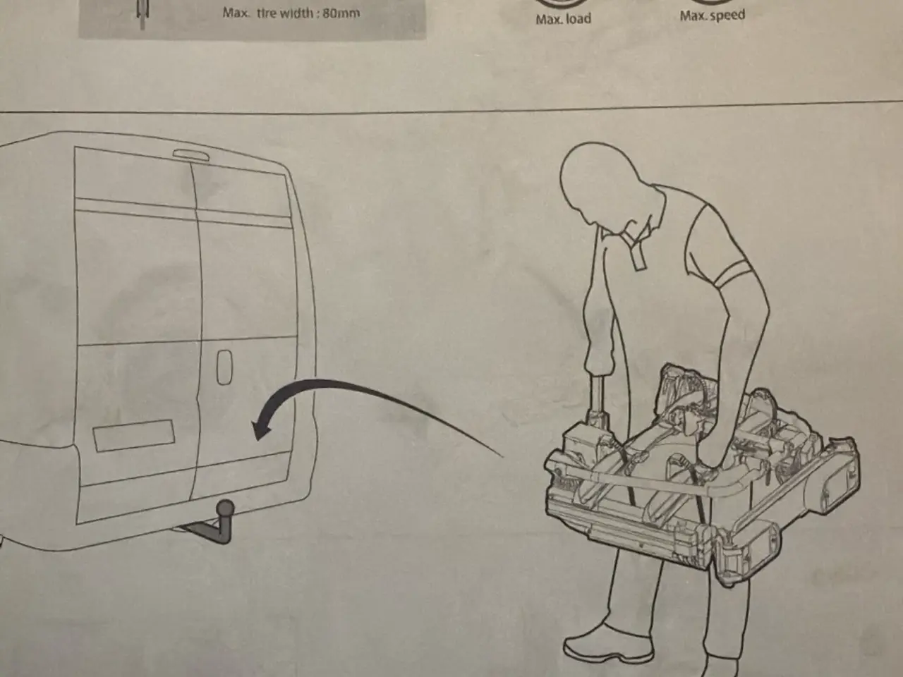 Billede 1 - Cykelholder til varevogn /camper van