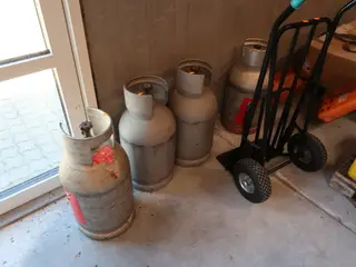 4 stk. gasflasker