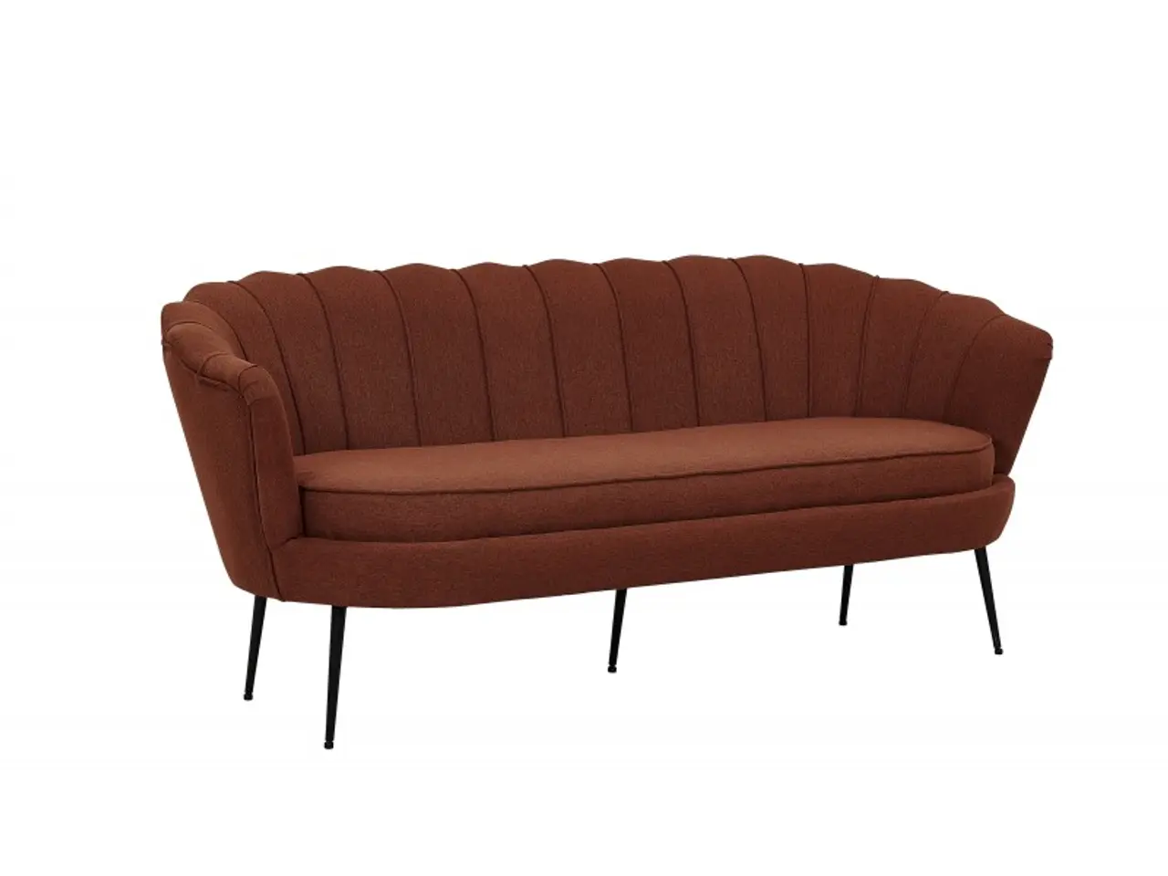 Billede 2 - Calais 3 personers Sofa - Sort og - Rød