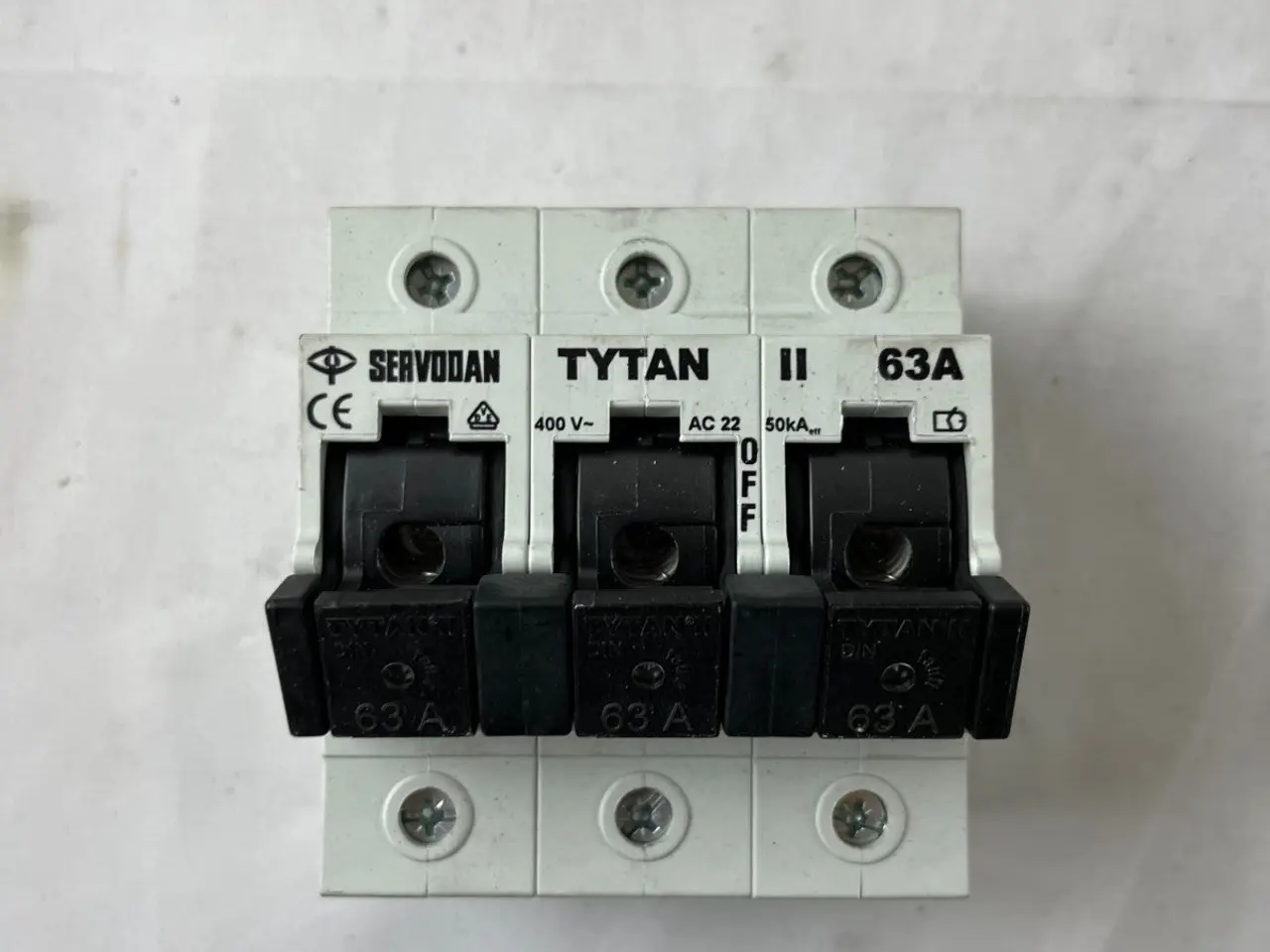 Billede 2 - Servodan TYTAN II 63A 3-Pole Fuse kontakt 400V AC