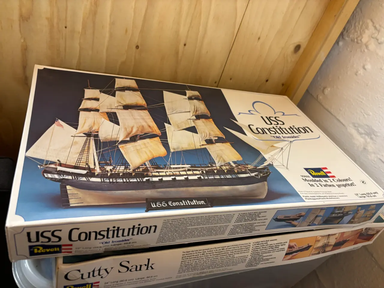 Billede 1 - Revell USS Constitution modelskib.