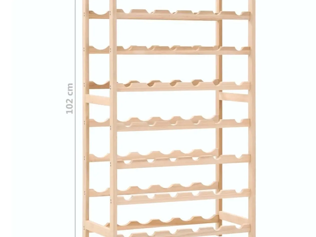 Billede 7 - Vinreol i cedertræ - 57,5 x 28 x 102 cm