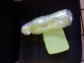 Tupperware flaske 7,5 dl og boks