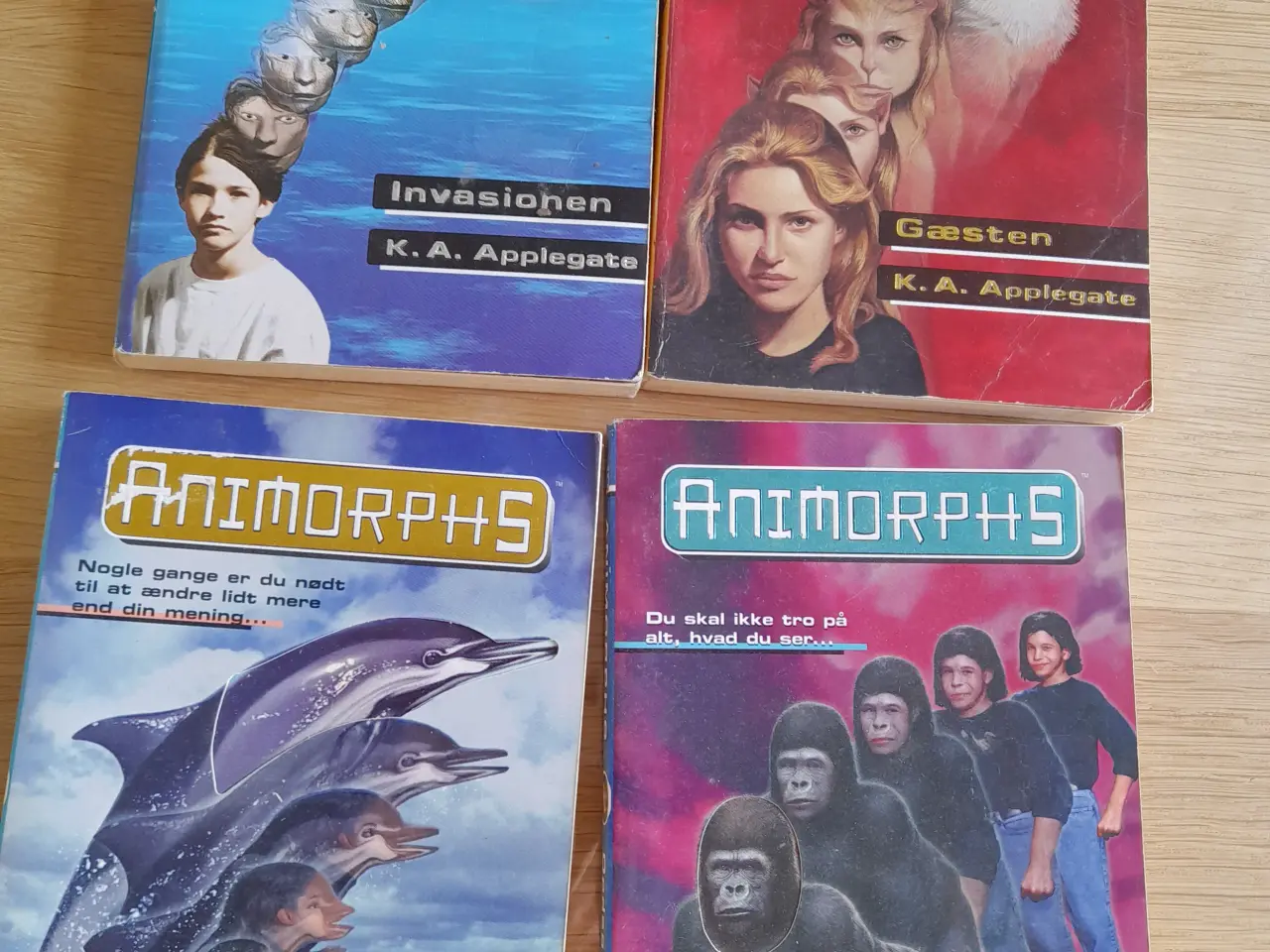 Billede 1 - Animorphs bøger.